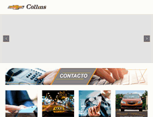 Tablet Screenshot of collins.com.ar